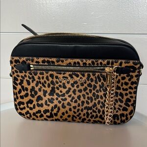 NWT Michael Kors Leopard Print Crossbody Bag